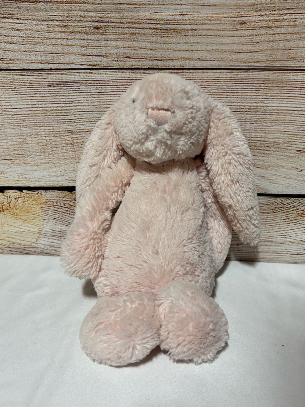 Jellycat Bashful Bunny Baby Rattle Pink Plush
Stuffed Animal Soft Lovey Toy